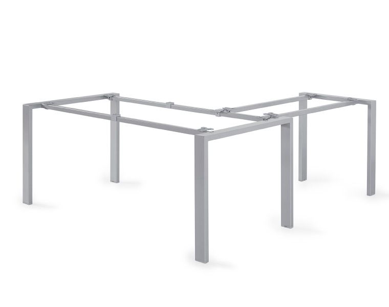 Detalle estructura de la mesa portico con ala auxiliar